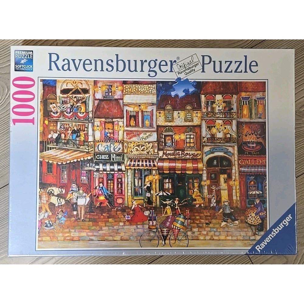 Ravensburger Streets of France 1000-Piece 27x20" Jigsaw Puzzle NEW Sealed